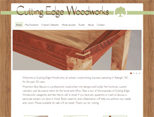 Tablet Screenshot of cuttingedgewoodworks.com